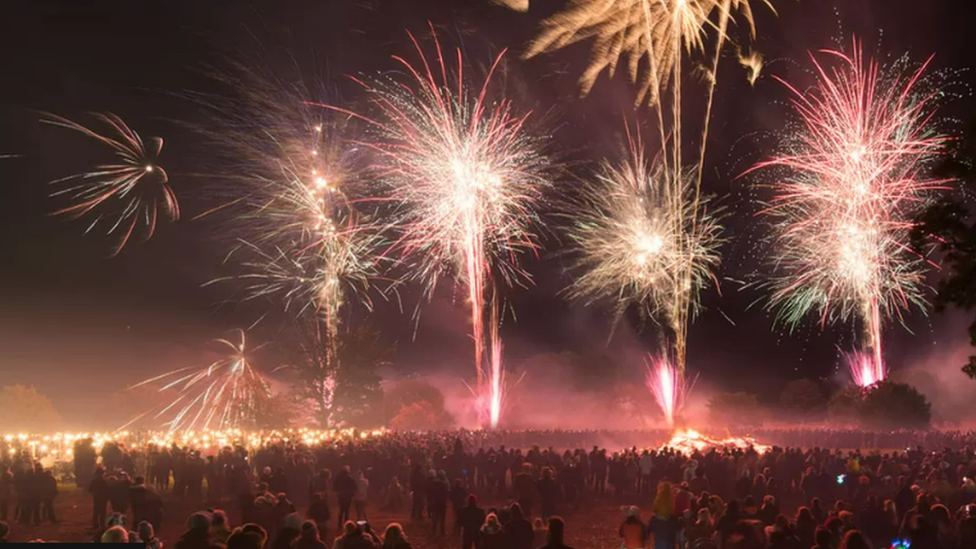 Fireworks at Heveningham Hall