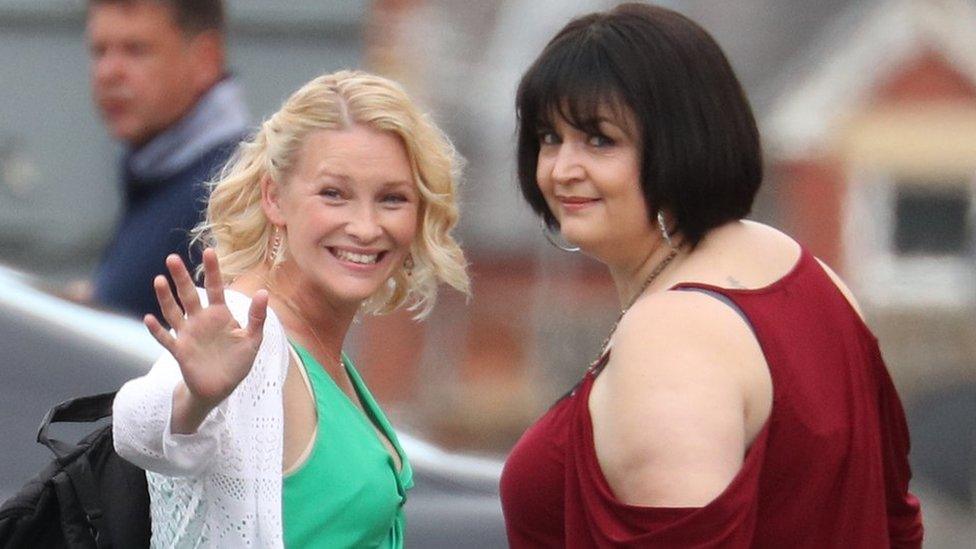 Gavin and Stacey cast filming