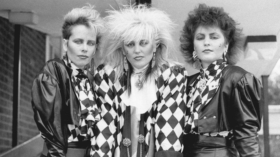 Anita, Penny and Ruth in Zenana in 1985