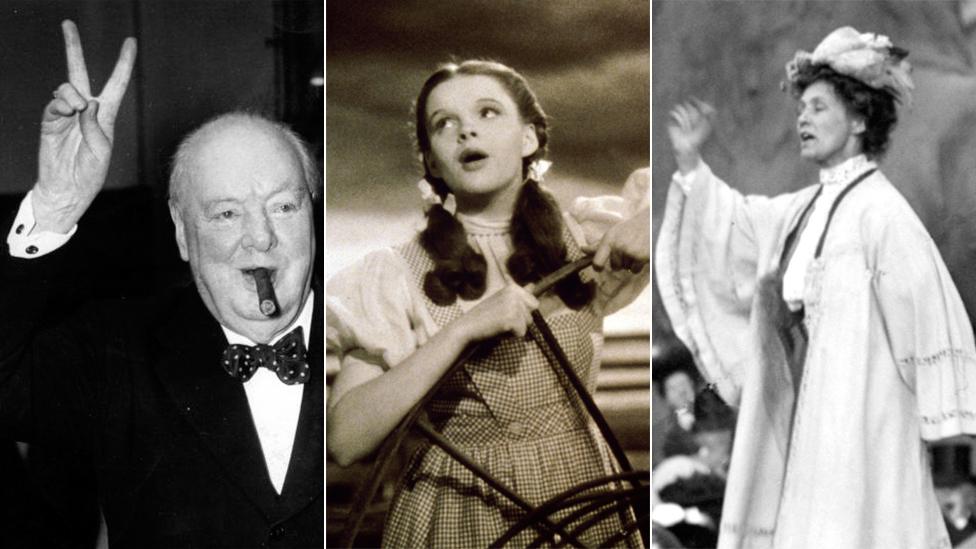 Winston Churchill, Judy Garland, and Mrs Pankhurst are all "icons" but not all the same kind