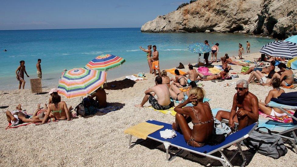 people on beach