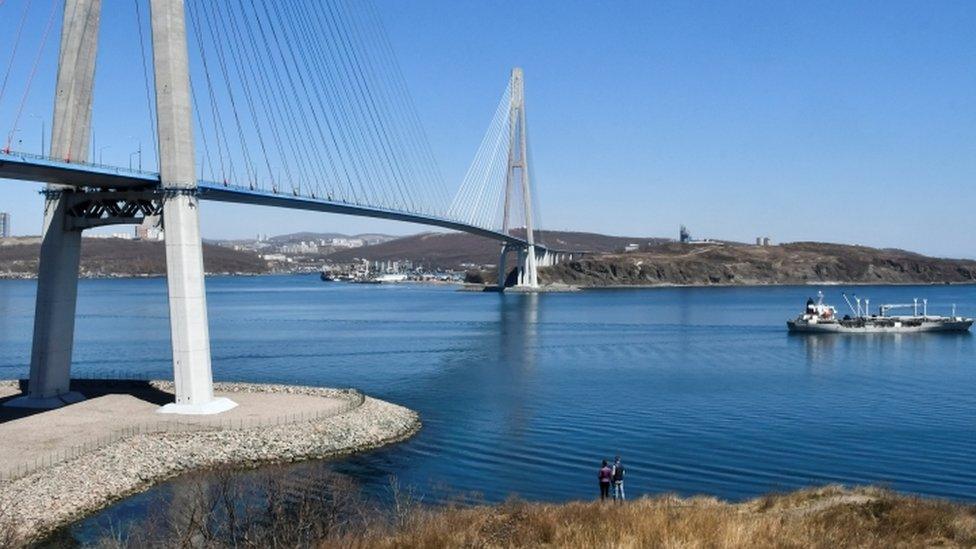 Russky island, Vladivostok, file picture 19 April 2019