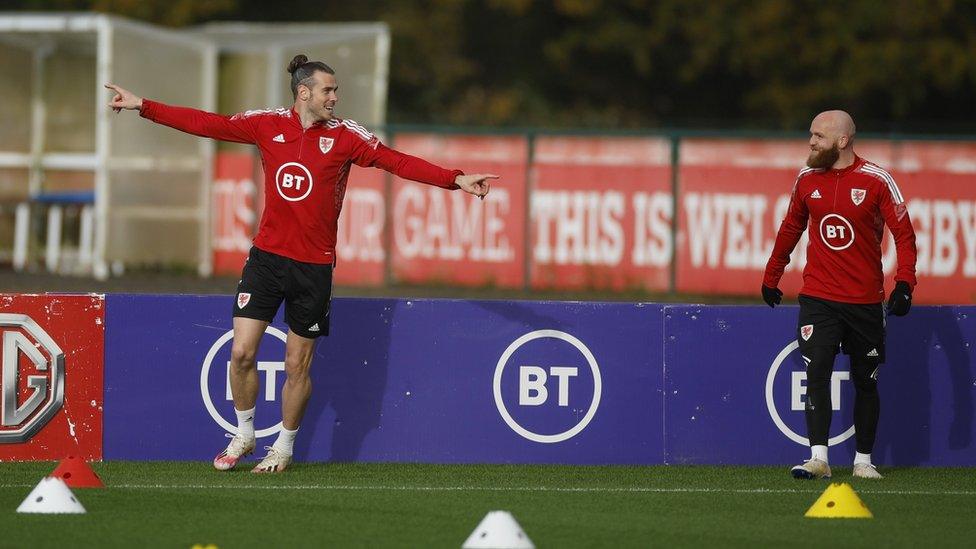 Gareth Bale training