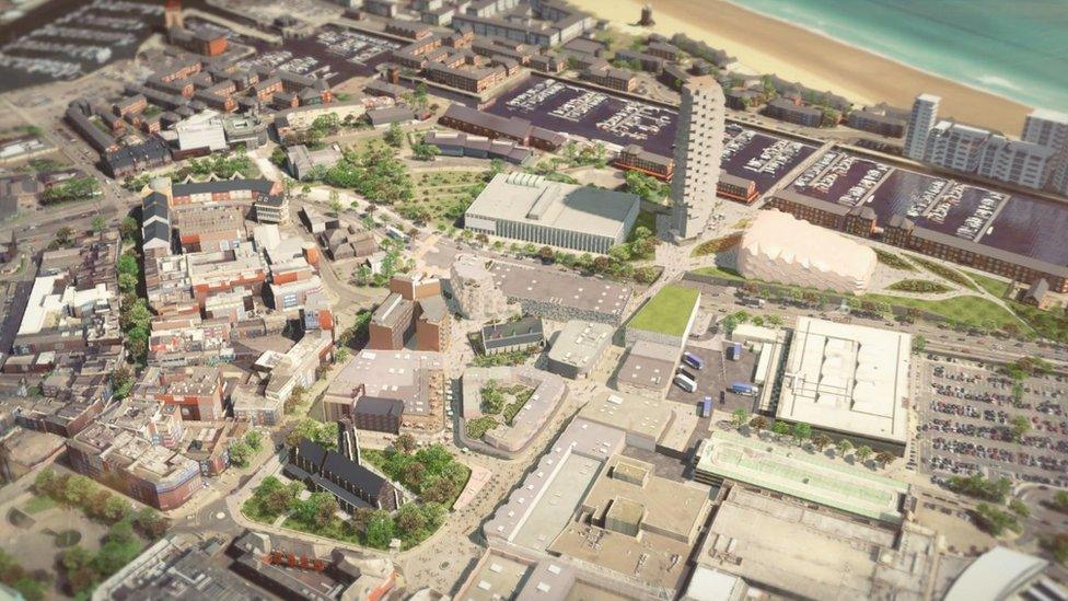 Swansea St David's development artist impression