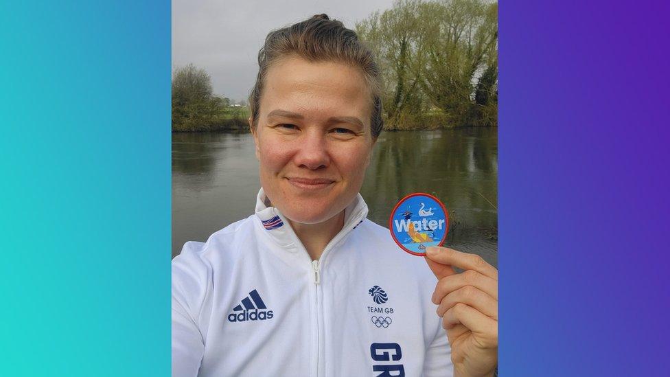 Caragh-Mcmutry with her water badge