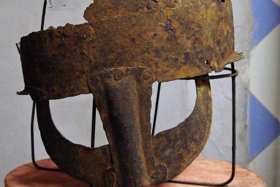 Viking helmet