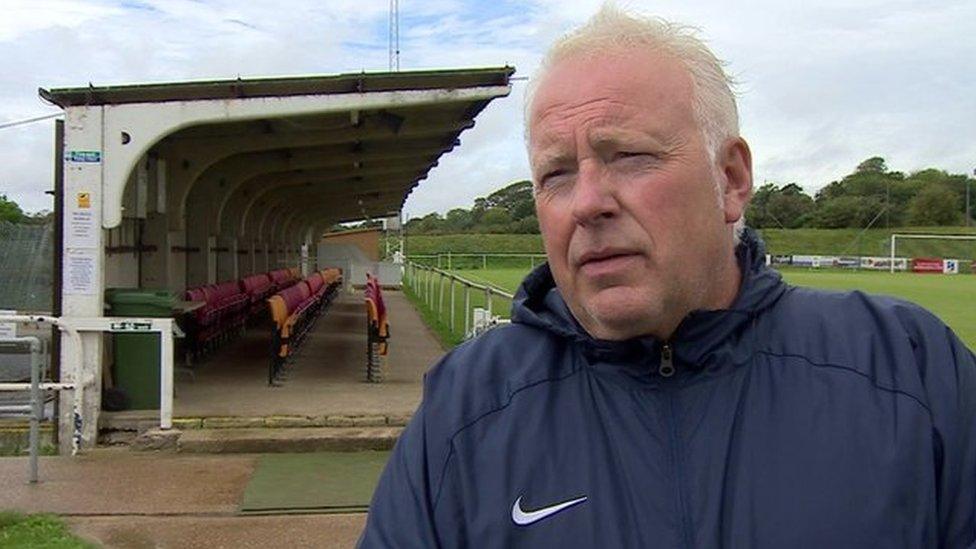 Mark Sanderson, vice-chairman of Worthing United FC