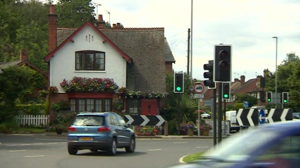 Harry and Pat Cook's house off the Forest Road roundabout in Loughborough