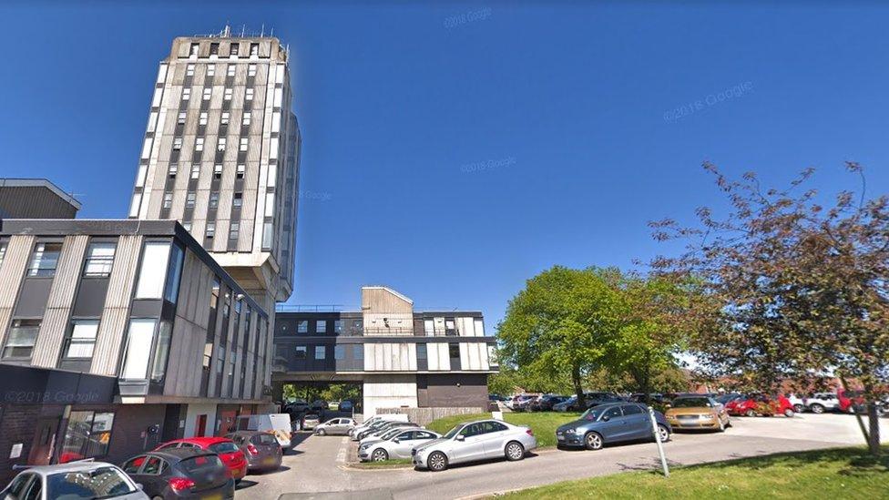 Former Wrexham police station at Bodhyfryd