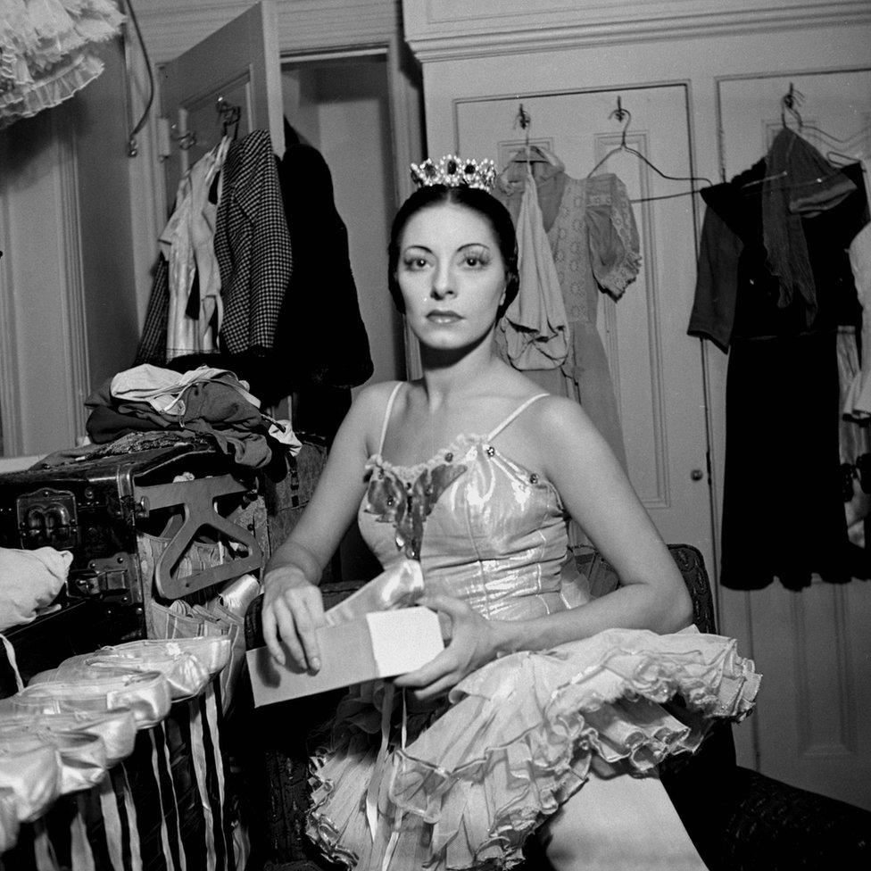 Alicia Alonso pictured in Paris