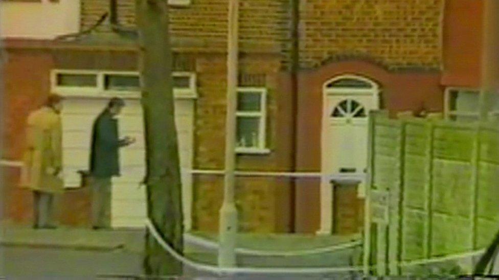 The scene of Gérard Hoarau's murder in Edgware in London