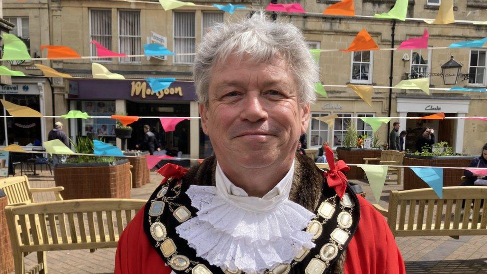 Cllr Graham Hill, mayor of Trowbridge