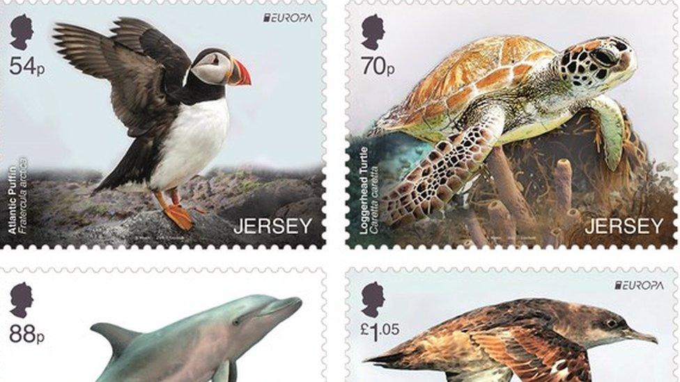 Jersey Post stamps