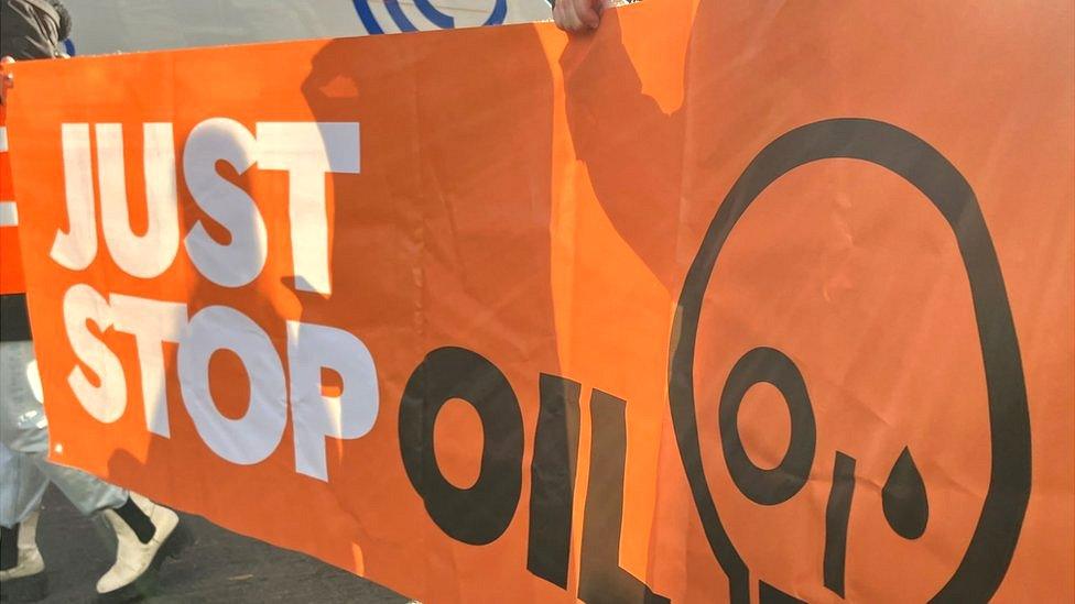 Just Stop Oil banner