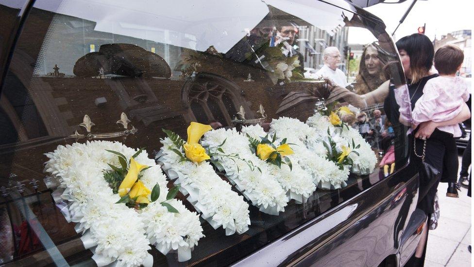 Nick "Ringo" Southall's funeral