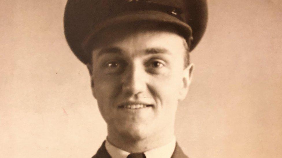 Peter White in uniform