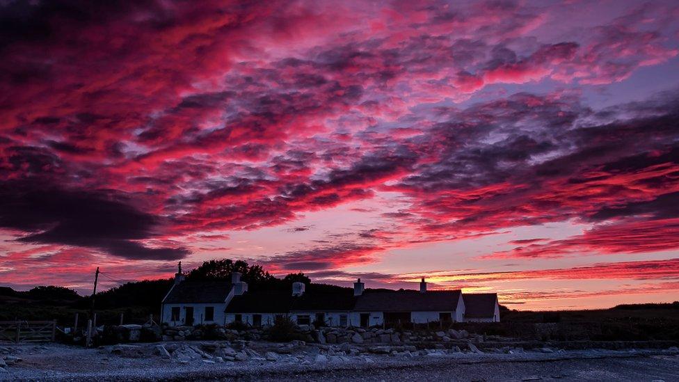 Sunset at Moelfre, Anglesey