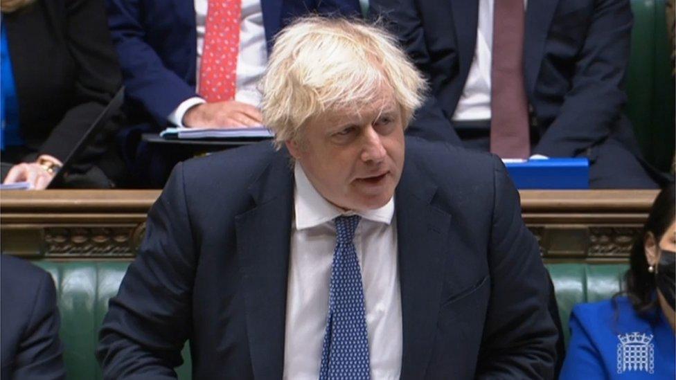 Boris Johnson at PMQs