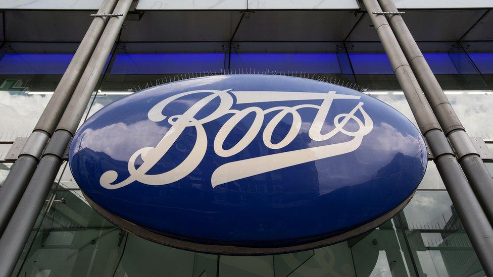 Boots sign