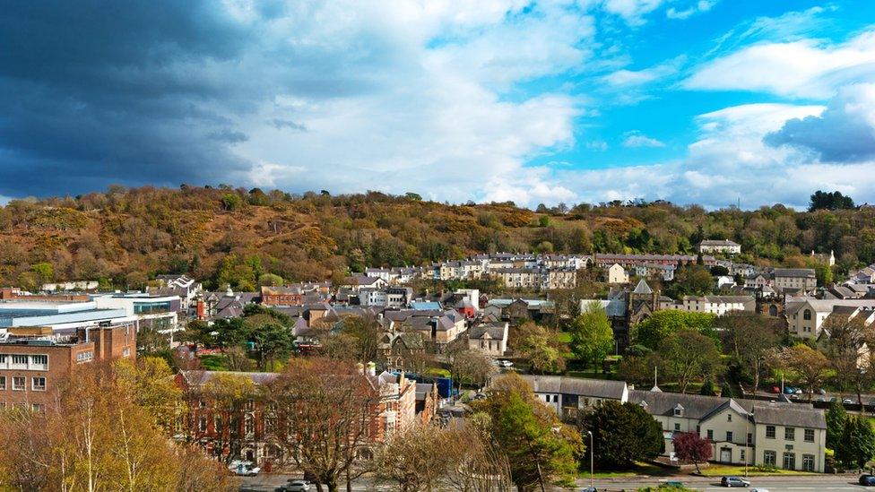 City of Bangor, from terrace of Bangor University