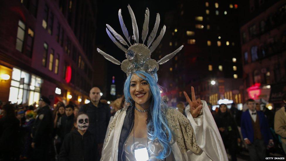 Halloween glitter crown costume.