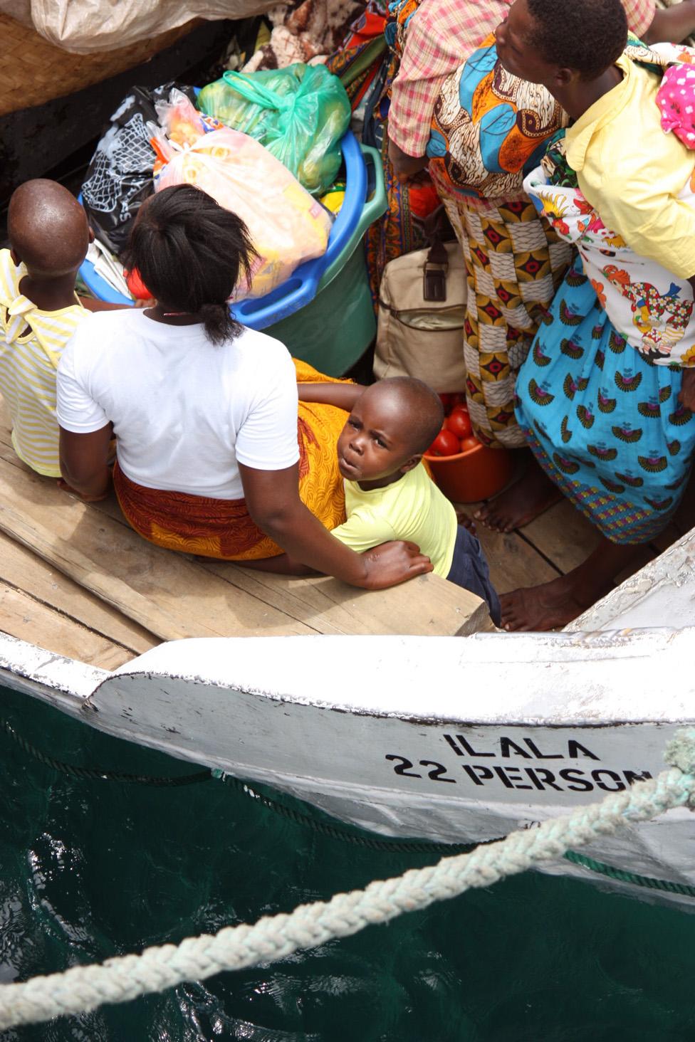 Small boat with passengers