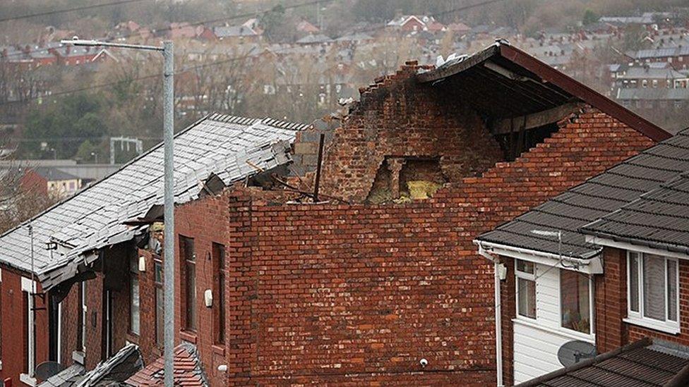 Damaged caused to a property by tornado