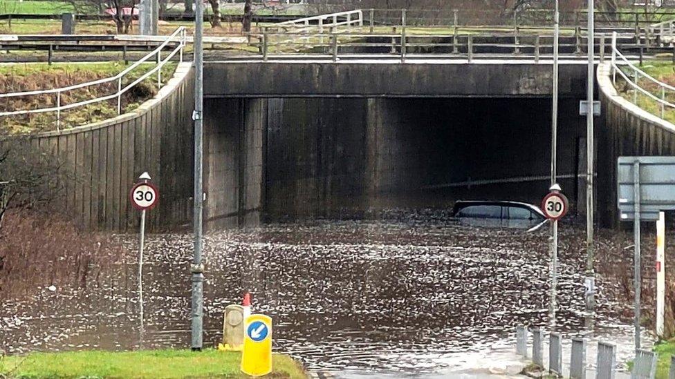 Flooding in Old Kilpatrick