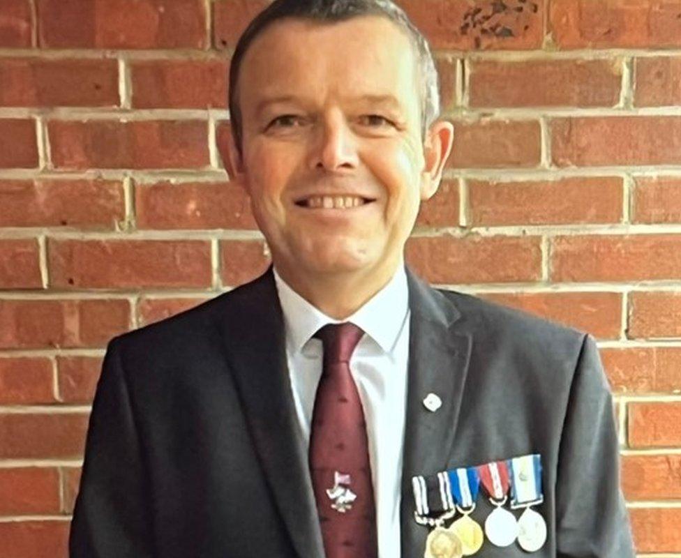 Gary Terry served in the Royal Navy during the 1982 Falklands conflict