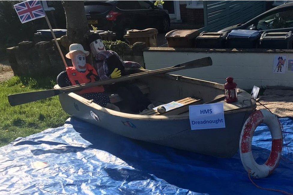 Bob and Brenda on a boat