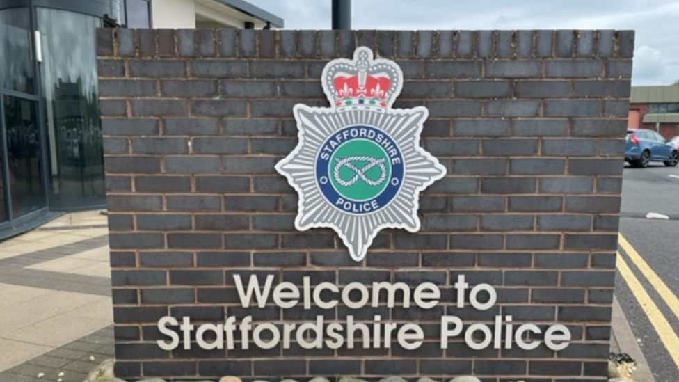 Staffordshire Police sign