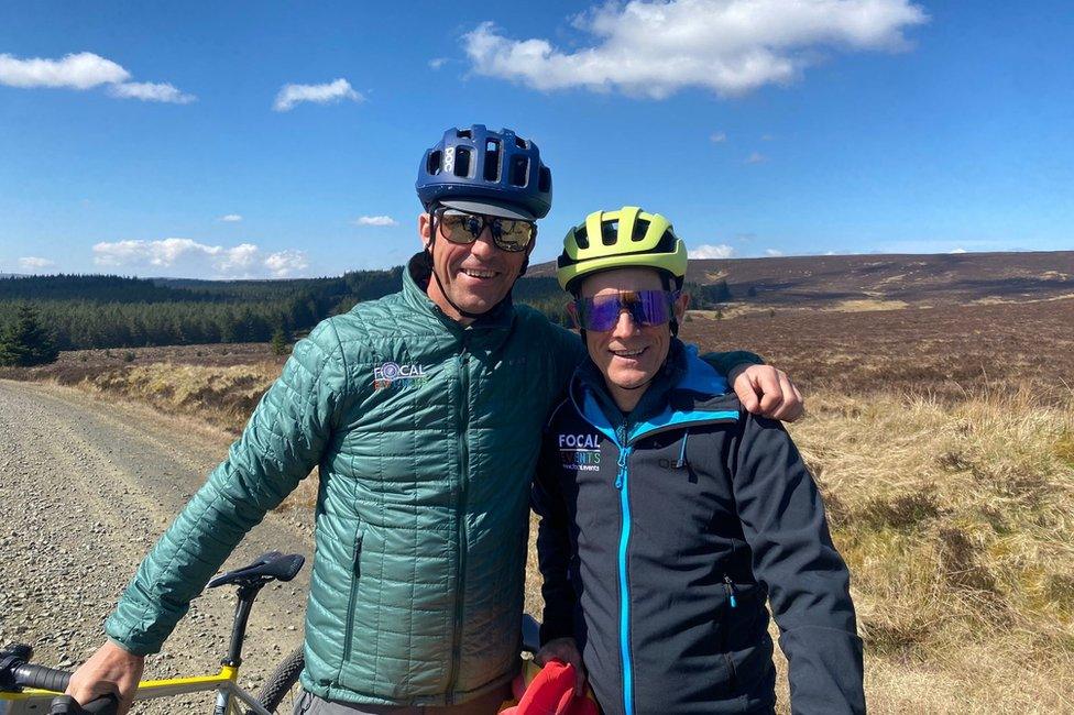 Dirty Reiver Challenge organisers Neil Atkinson, left, and Bryan Singleton