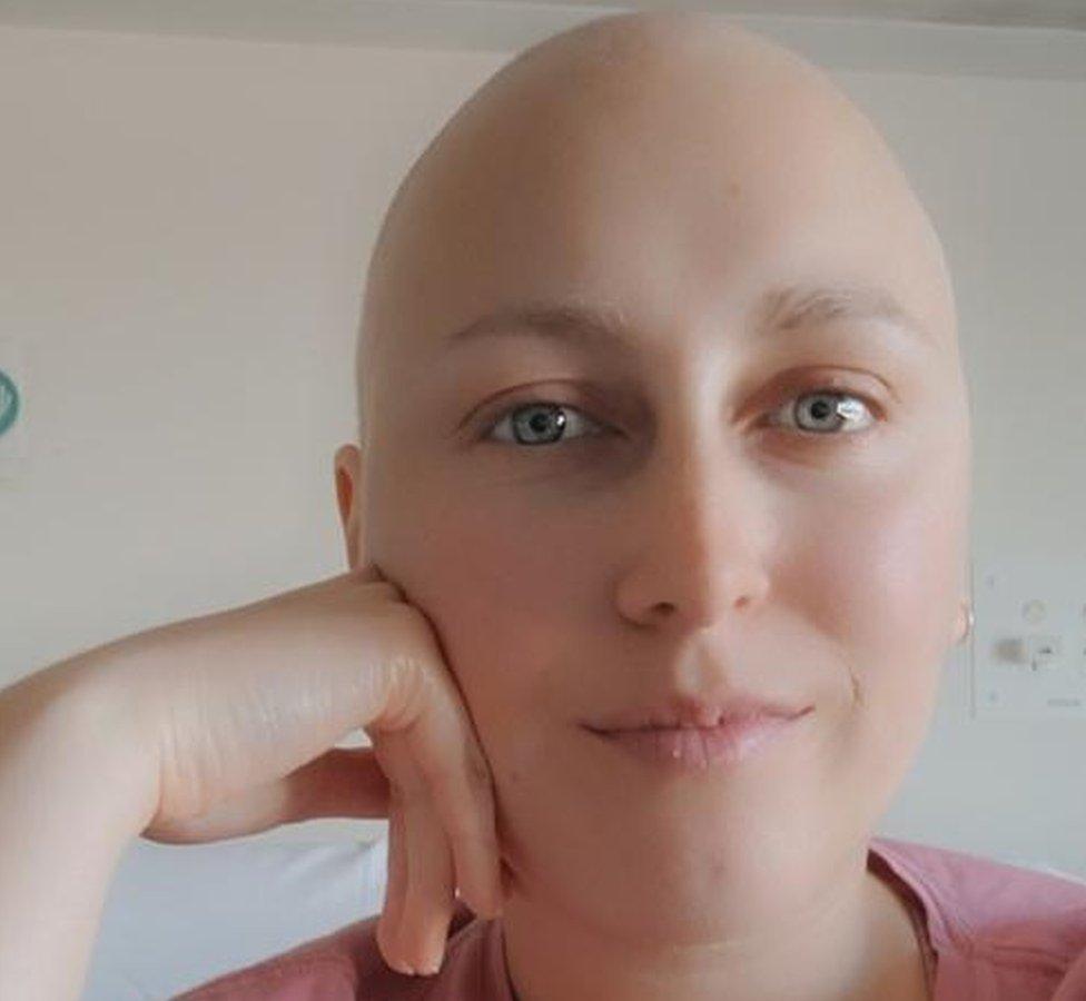 Hannah Catton post chemo