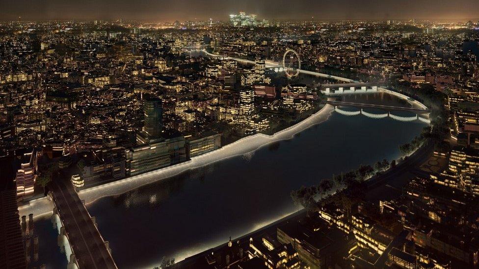 Design for Illuminated River project