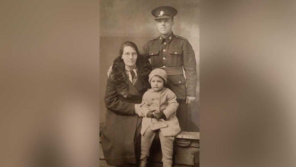 Margaret, June and Albert Norman