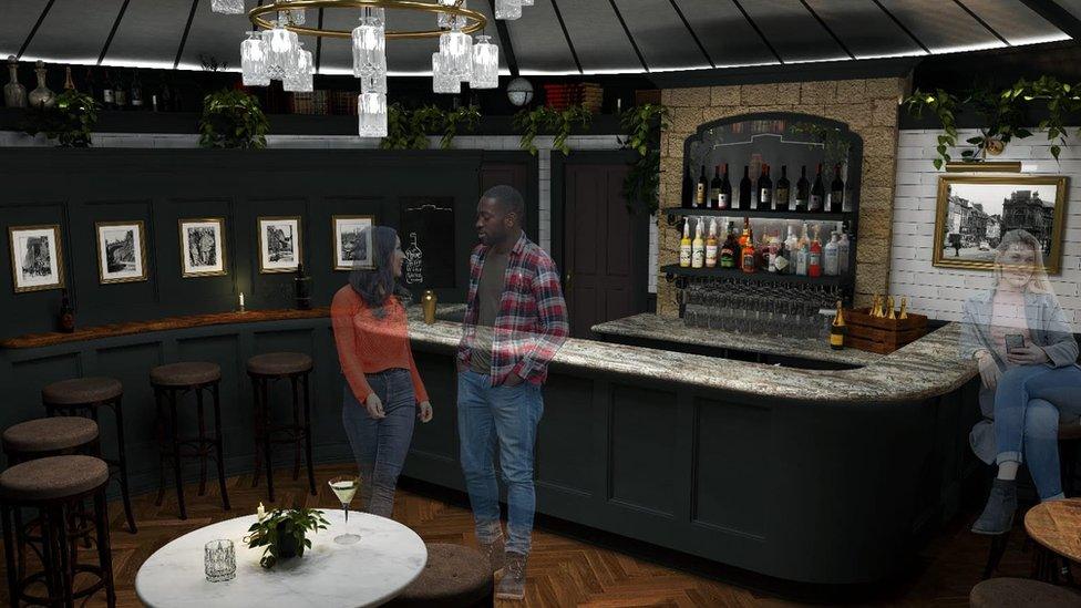 Artist's impression of the new bar