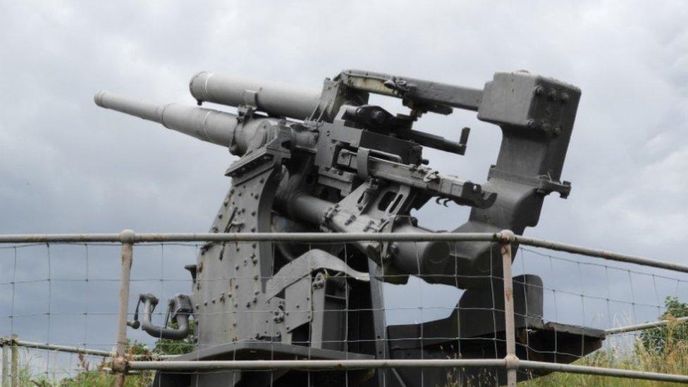 Anti-aircraft artillery gun