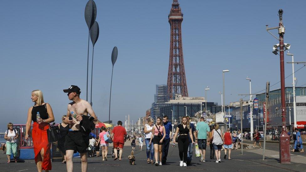 Blackpool seafront