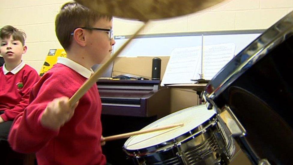 Pupil at Woodlands Primary School, Cwmbran