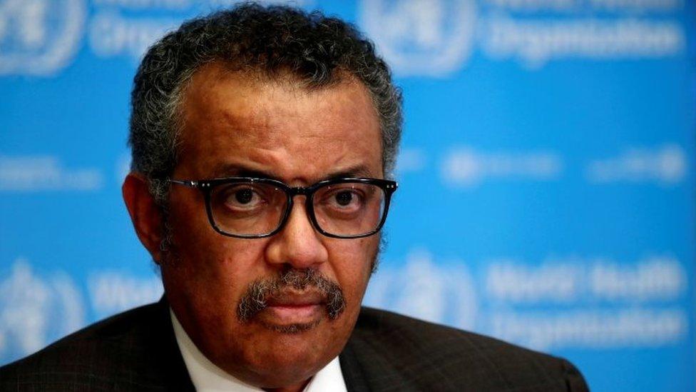 Director General of the World Health Organization (WHO) Tedros Adhanom Ghebreyesus