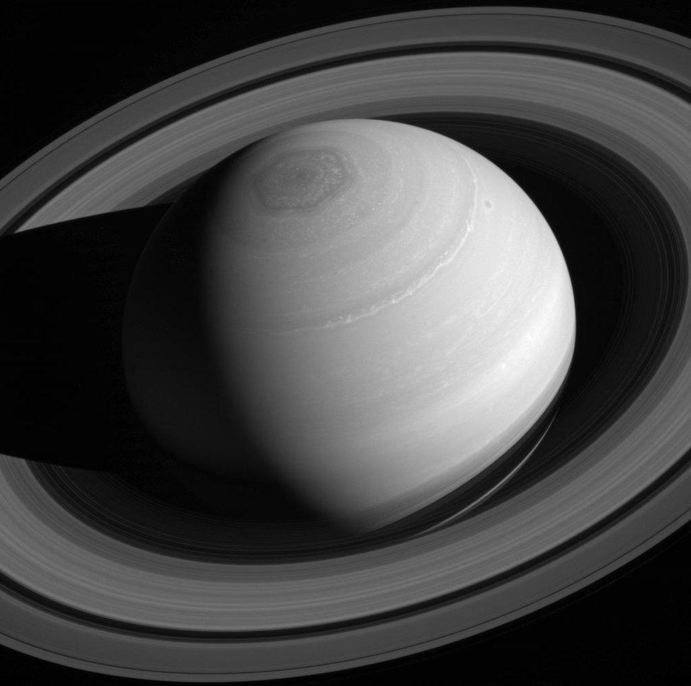 Saturn and rings