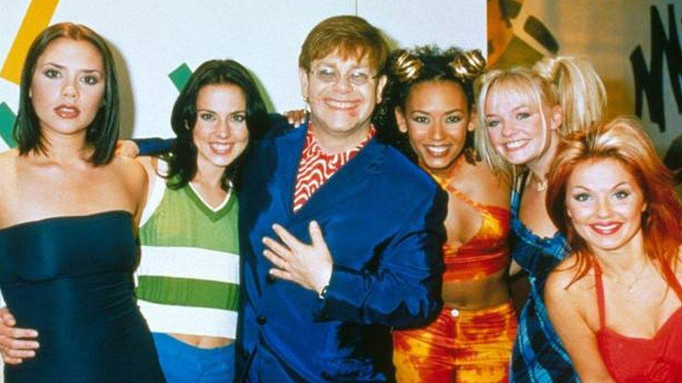 Elton John and The Spice Girls