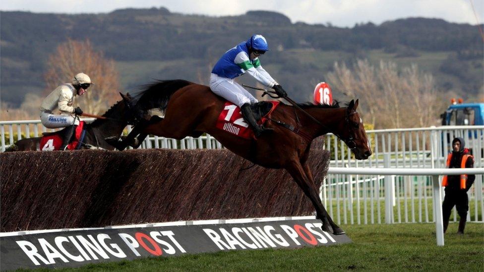 Coo Star Sivola ridden by Lizzie Kelly wins the Ultima Handicap Chase on Champion Day of the 2018 Cheltenham Festival