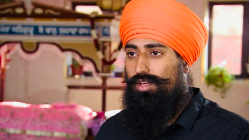 Jatinder Singh from the Guru Nanak Gurdwara in Smethwick