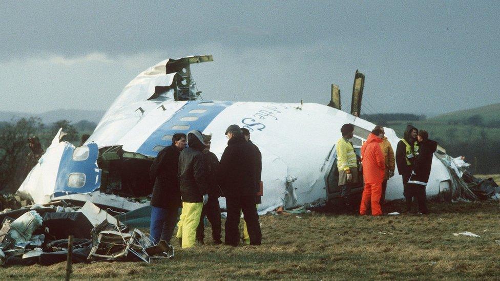 Lockerbie scene