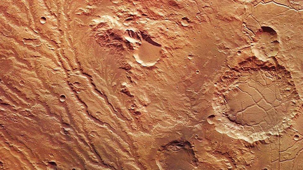 The surface of Mars