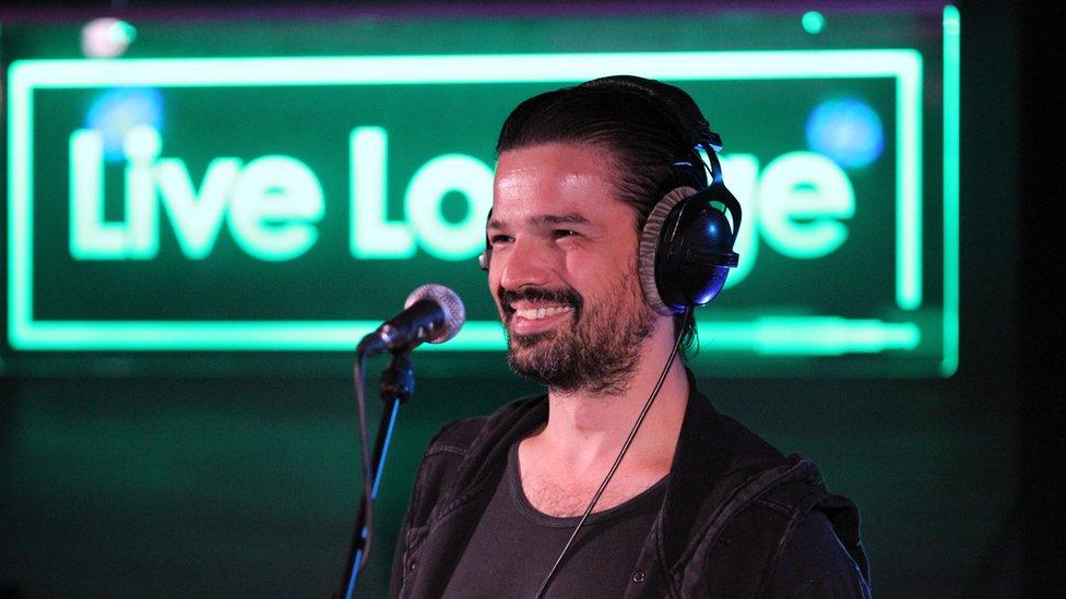 Tomo in the BBC Radio 1 Live Lounge