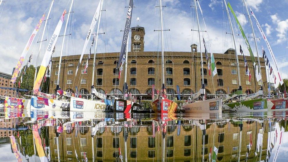 Boats at St Katherine's Dock