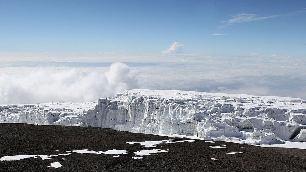 Kilimanjaro glacier