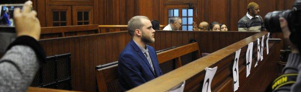 Henri van Breda, during his trial in the Western Cape High Court